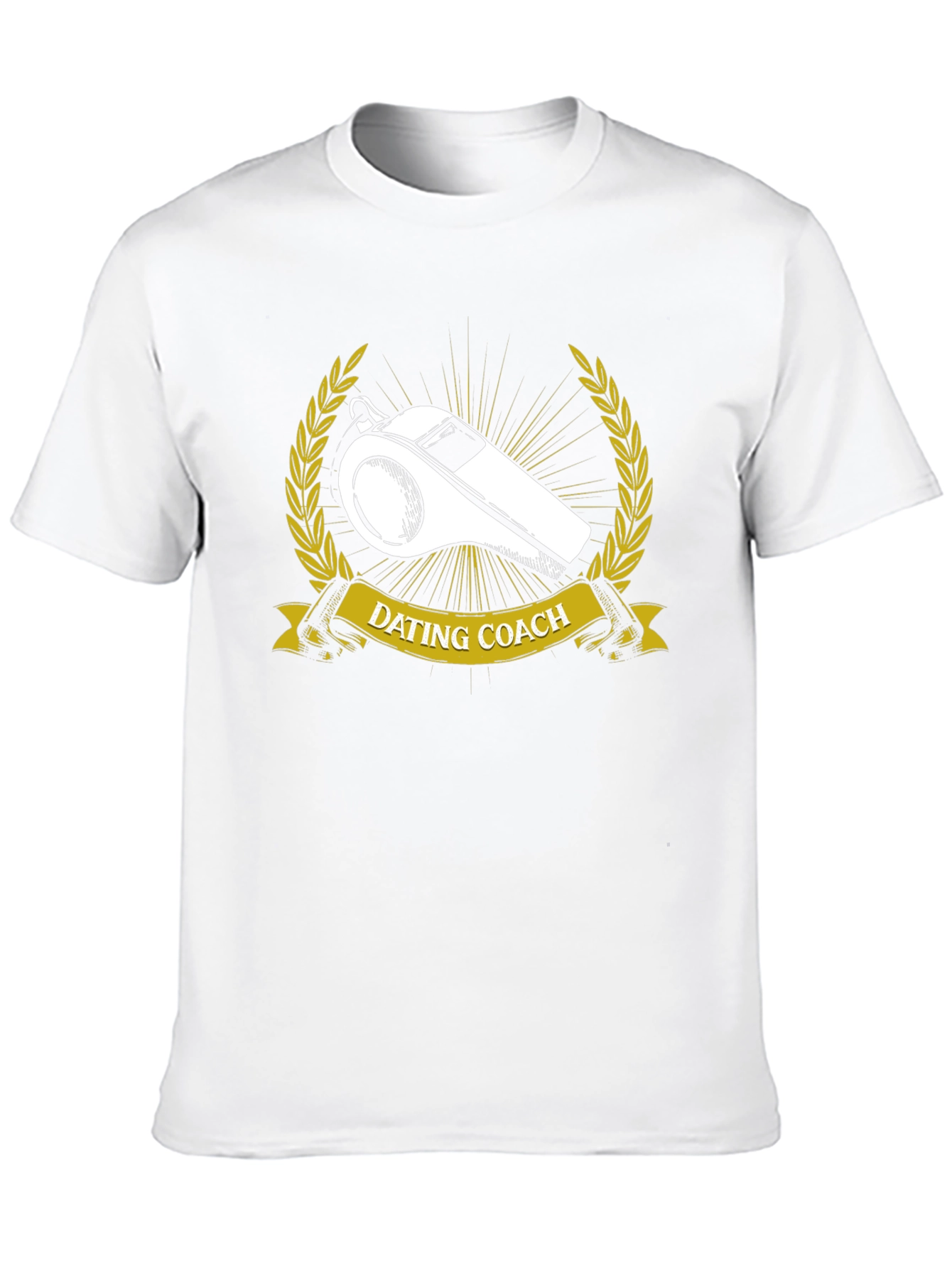 Camiseta Coach de Citas - Silbato Dorado
