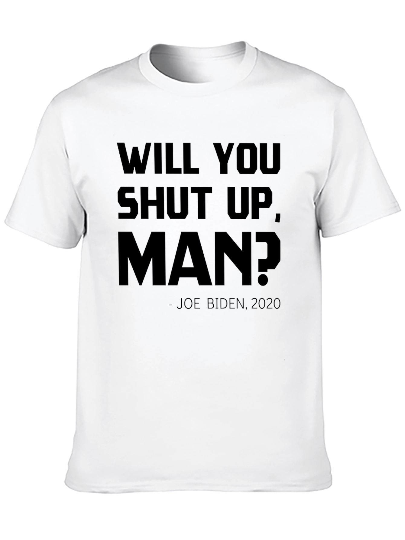 Camiseta Negra: Will You Shut Up Man?