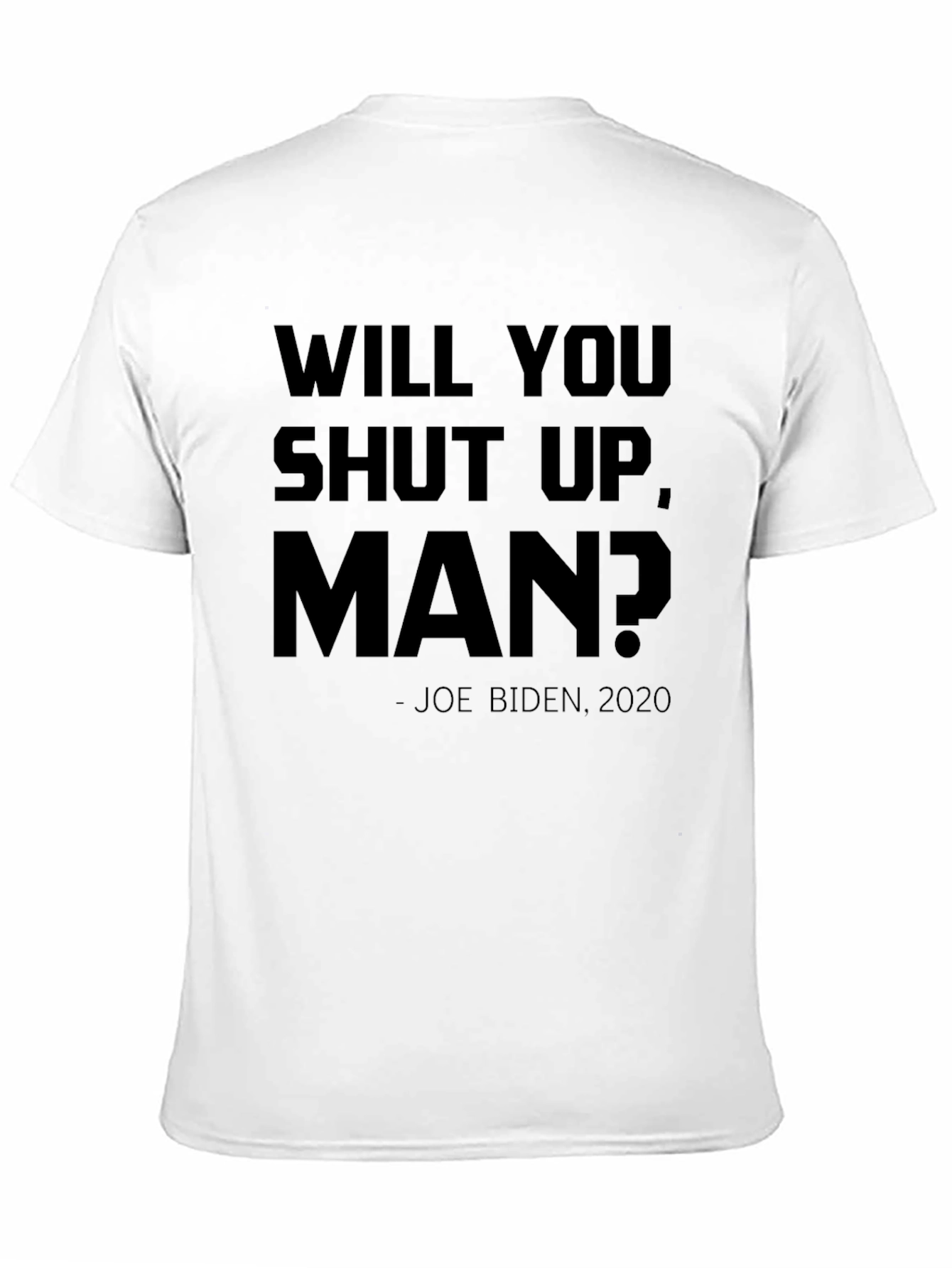 Camiseta Negra: Will You Shut Up Man?