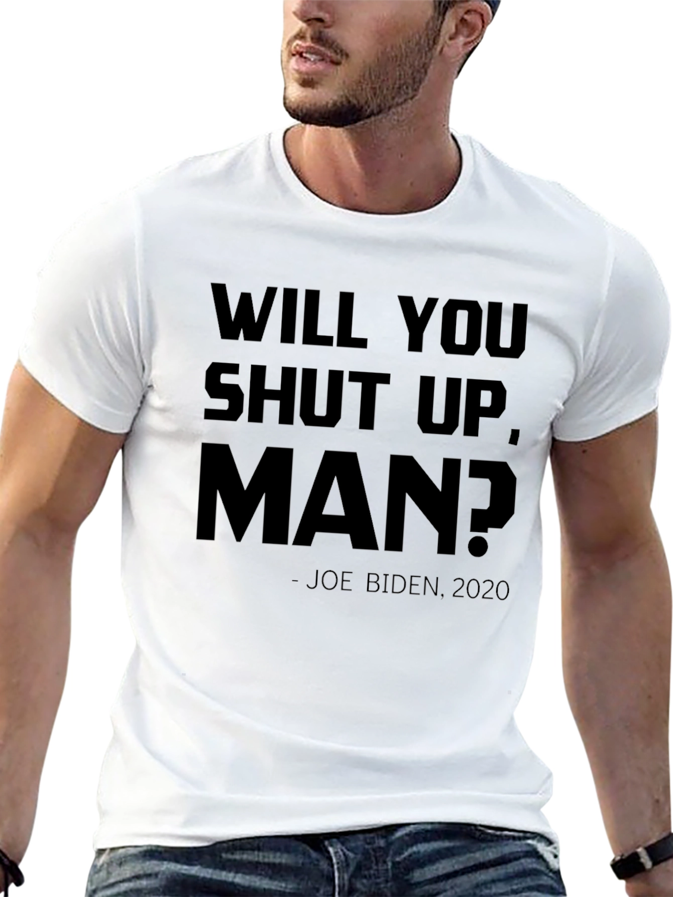 Camiseta Negra: Will You Shut Up Man?