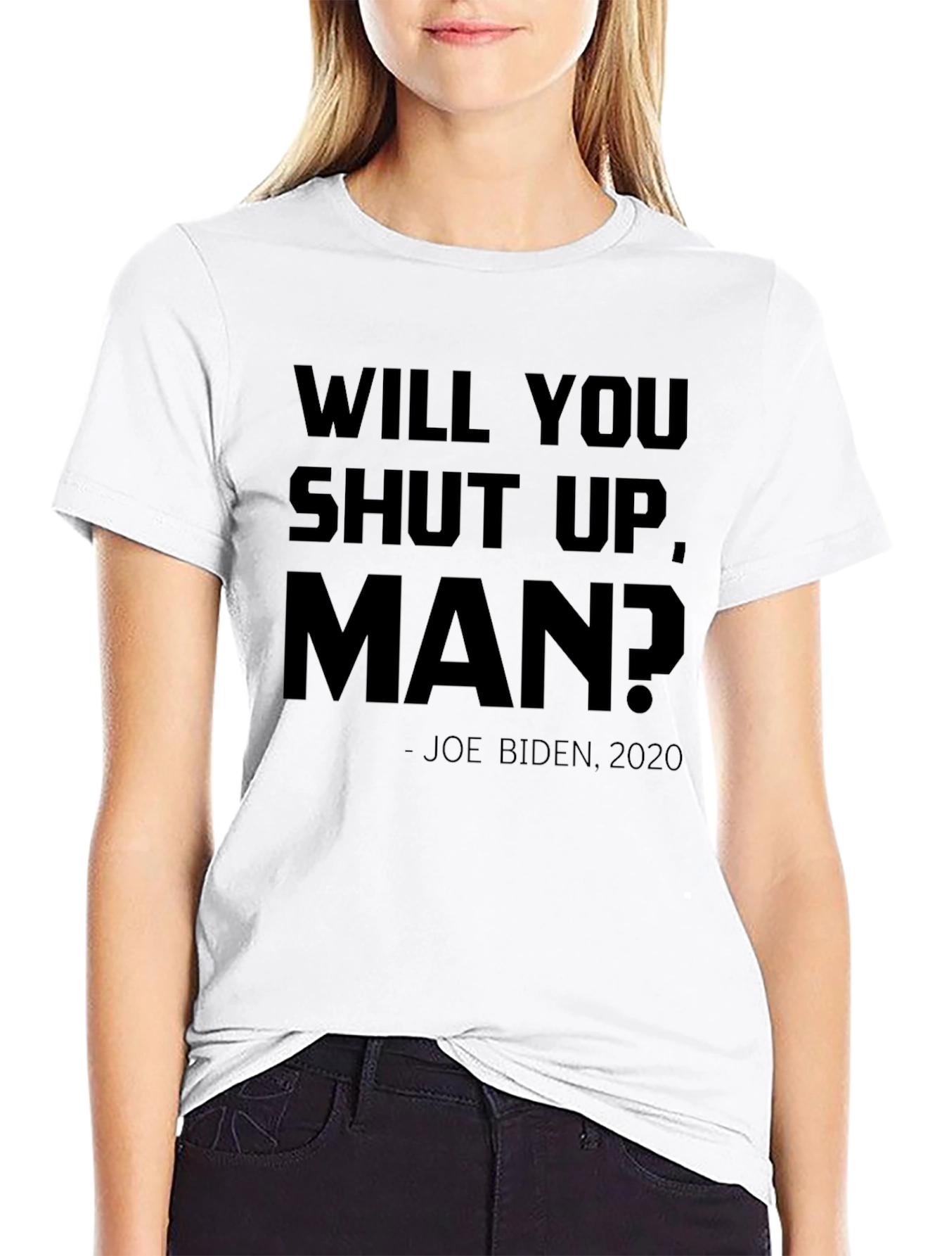 Camiseta Negra: Will You Shut Up Man?
