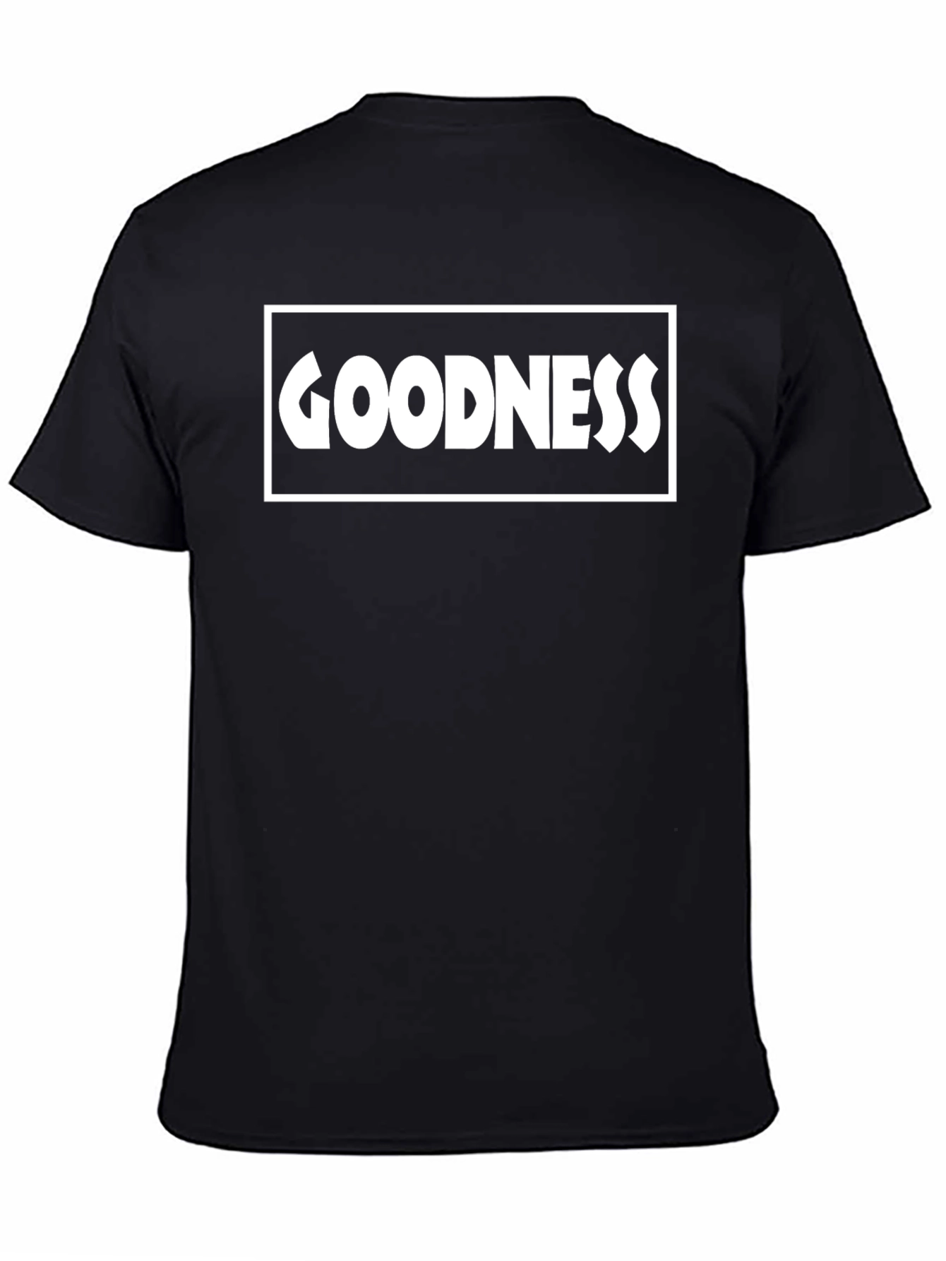 Camiseta Negra GOODNESS Estilo Urbano