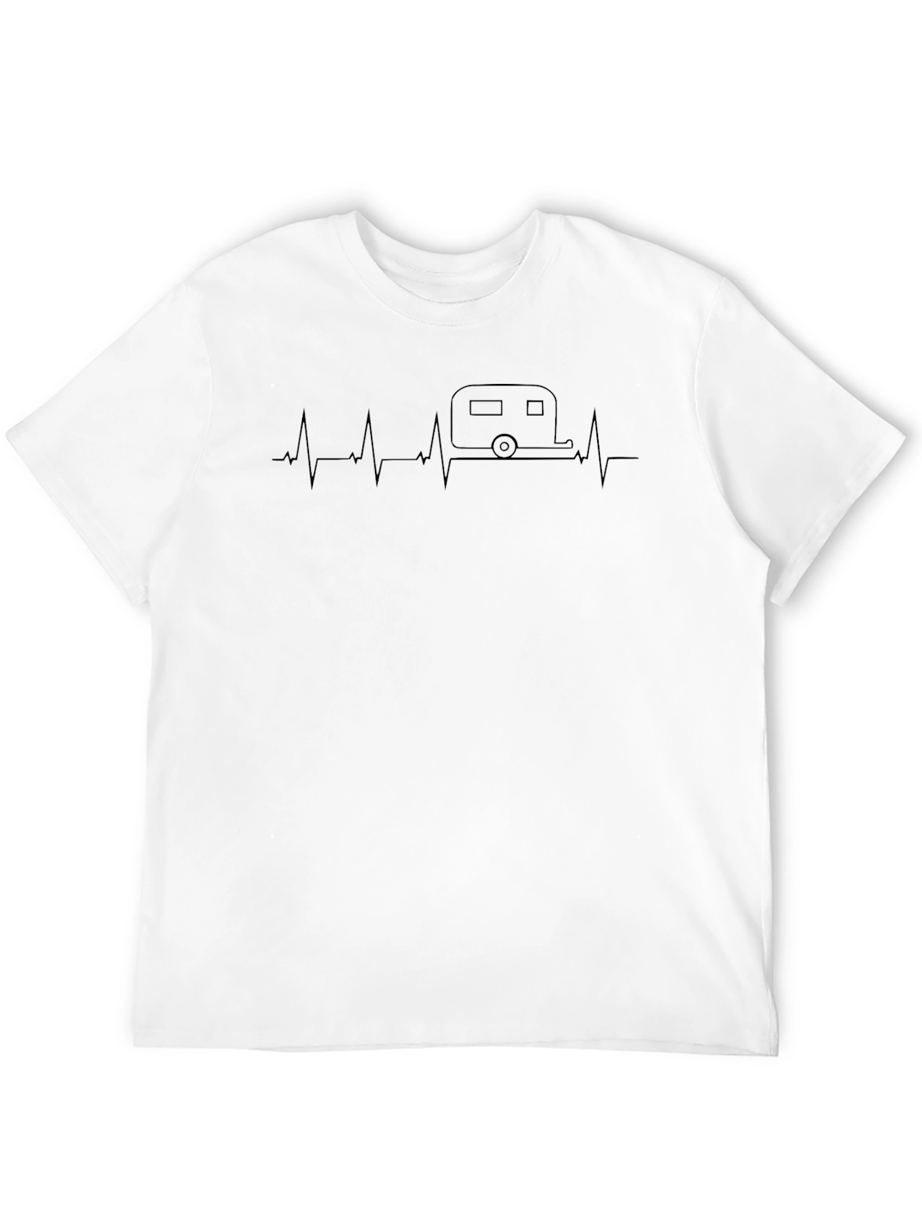 Camiseta Negra Latido de Camper