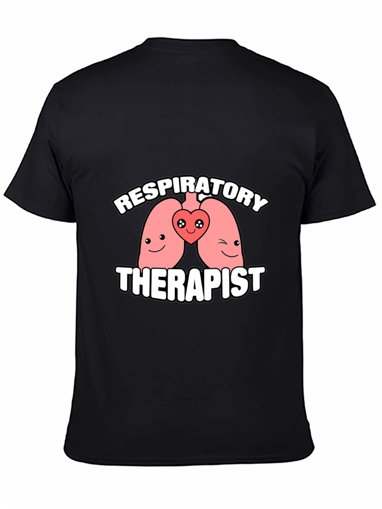 Camiseta Negra Respitatorio Terapeuta