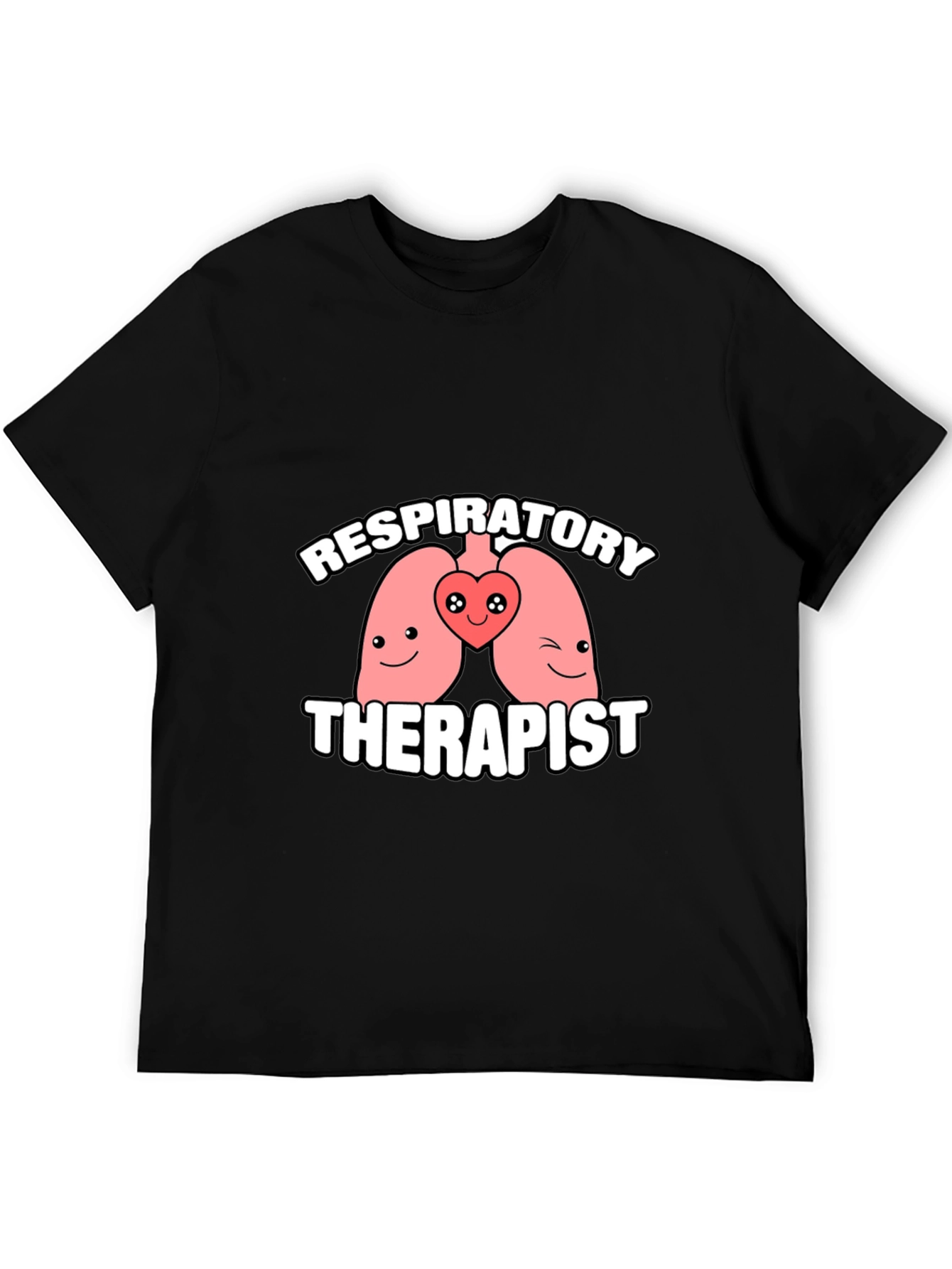 Camiseta Negra Respitatorio Terapeuta