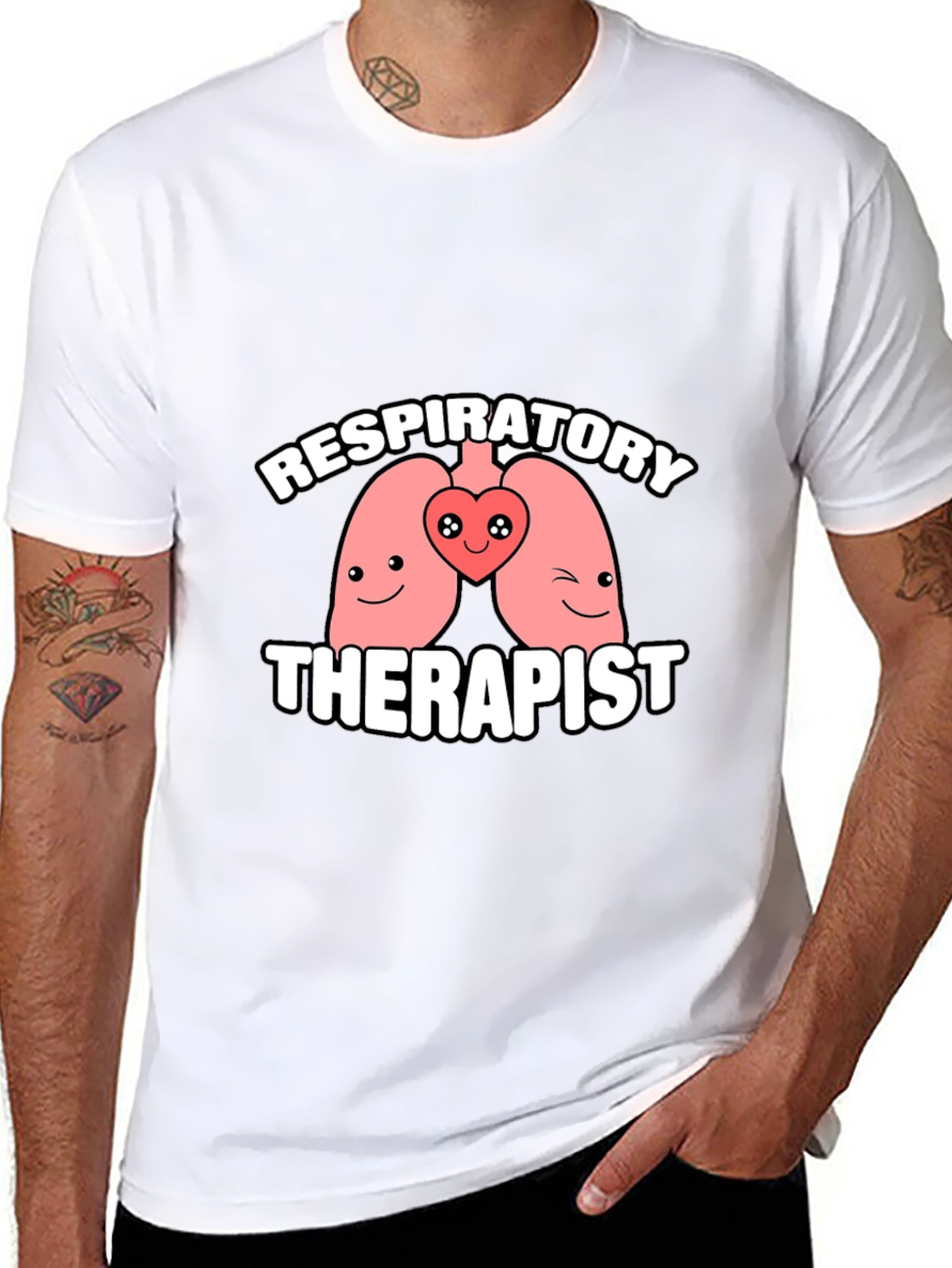 Camiseta Negra Respitatorio Terapeuta