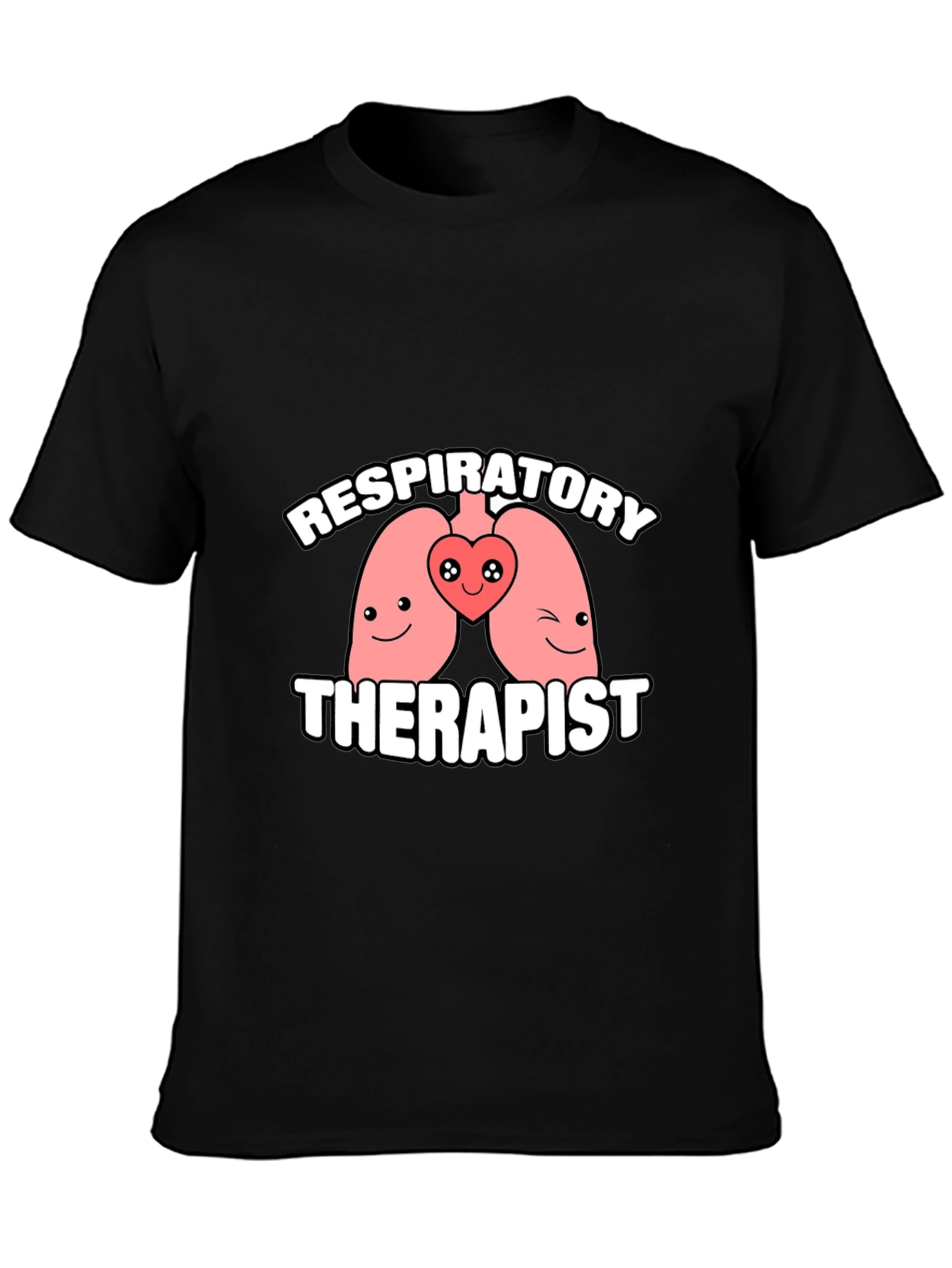 Camiseta Negra Respitatorio Terapeuta