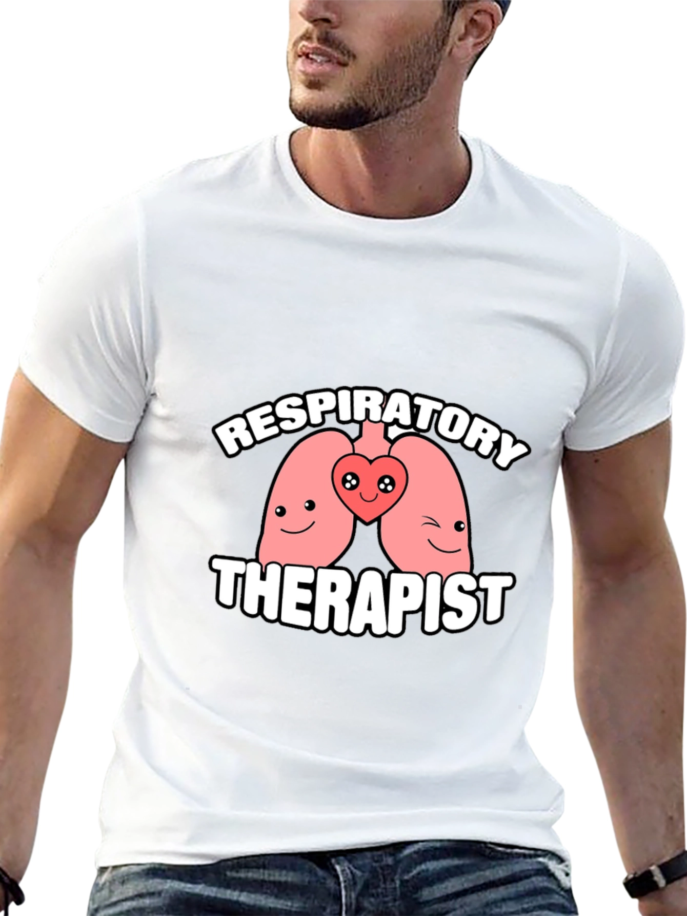Camiseta Negra Respitatorio Terapeuta