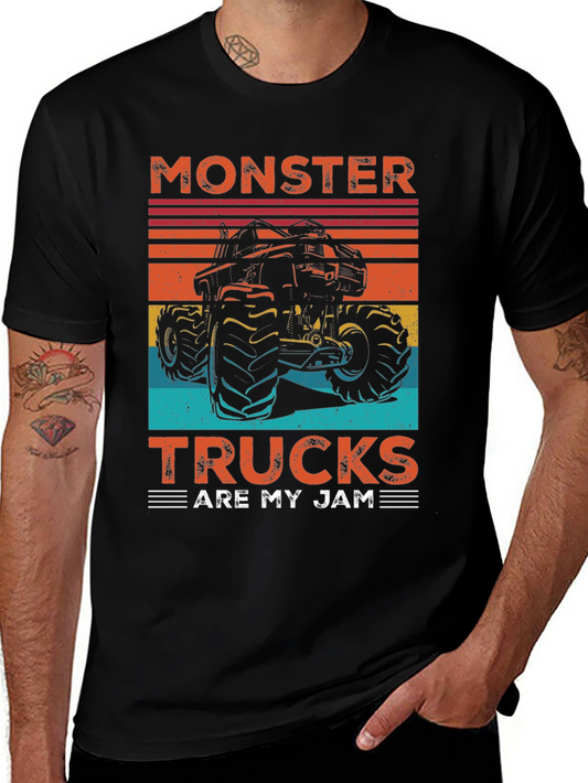 Camiseta Gráfica de Camionetas Monstruo