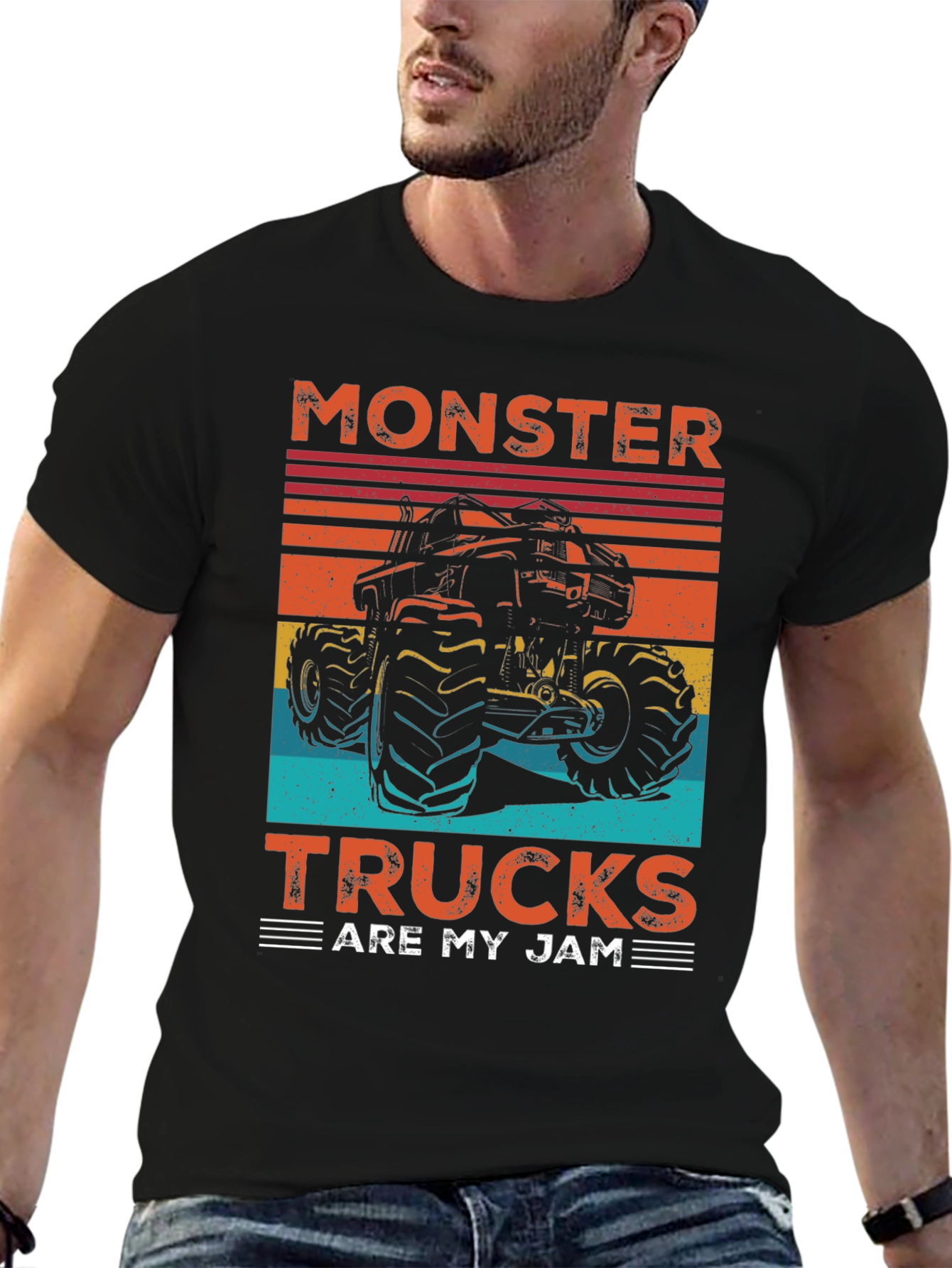 Camiseta Gráfica de Camionetas Monstruo