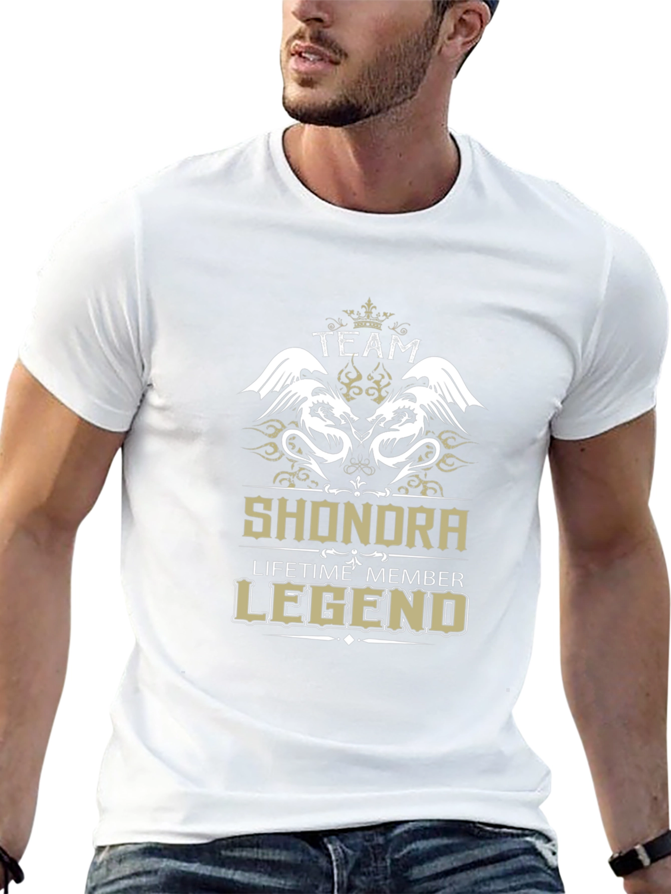 Camiseta Negra Personalizada Shondra Legend