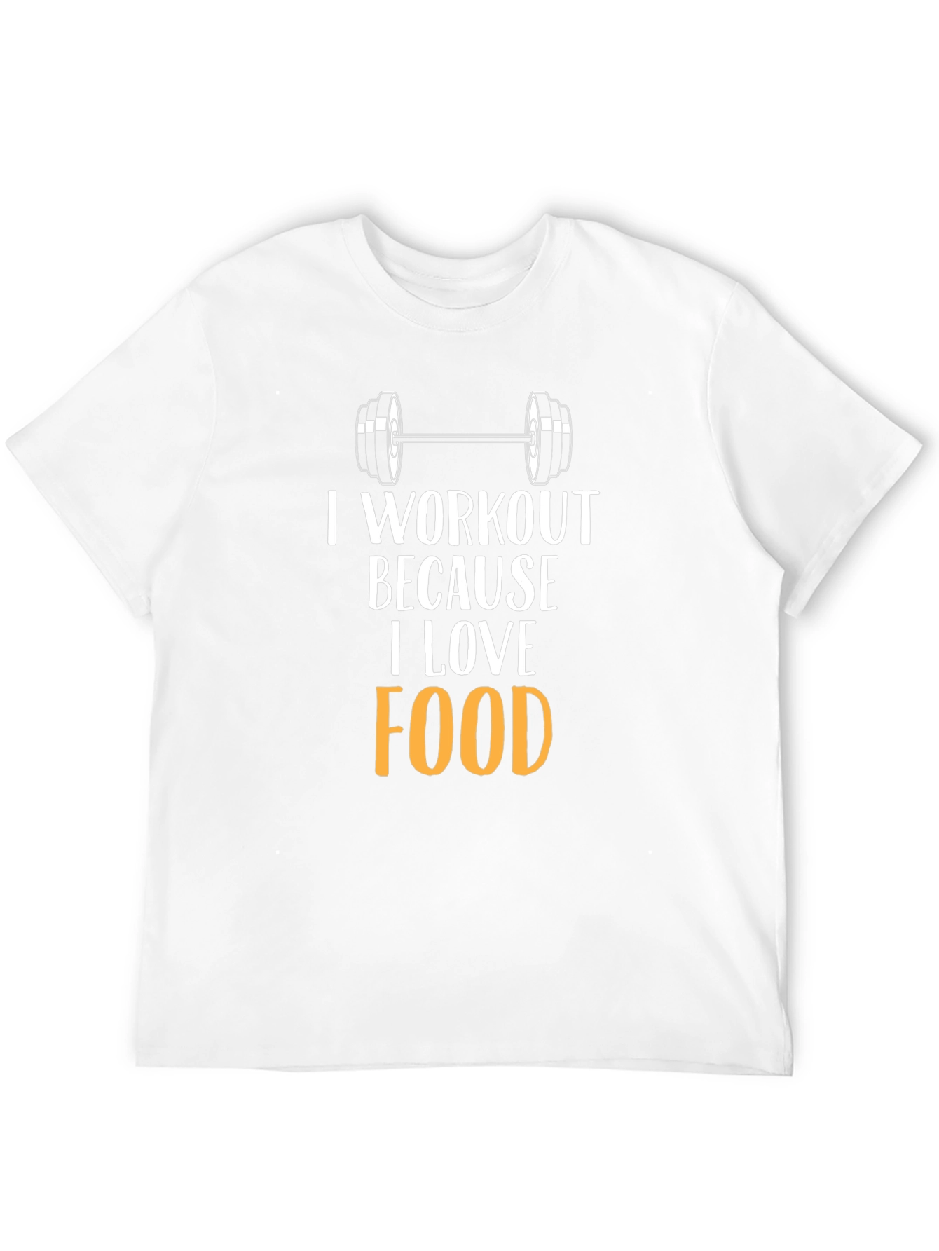 Camiseta Negra: Amo la Comida Entreno por Ella