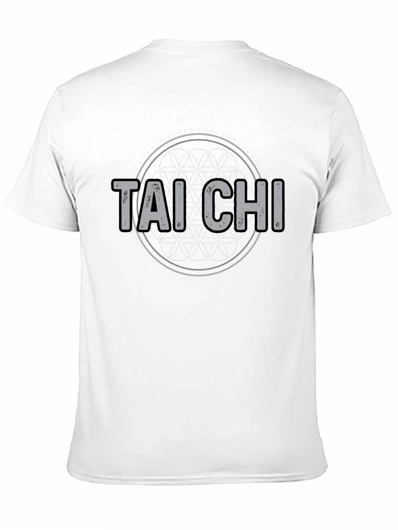 Camiseta Tai Chi Diseño Floral Hombre