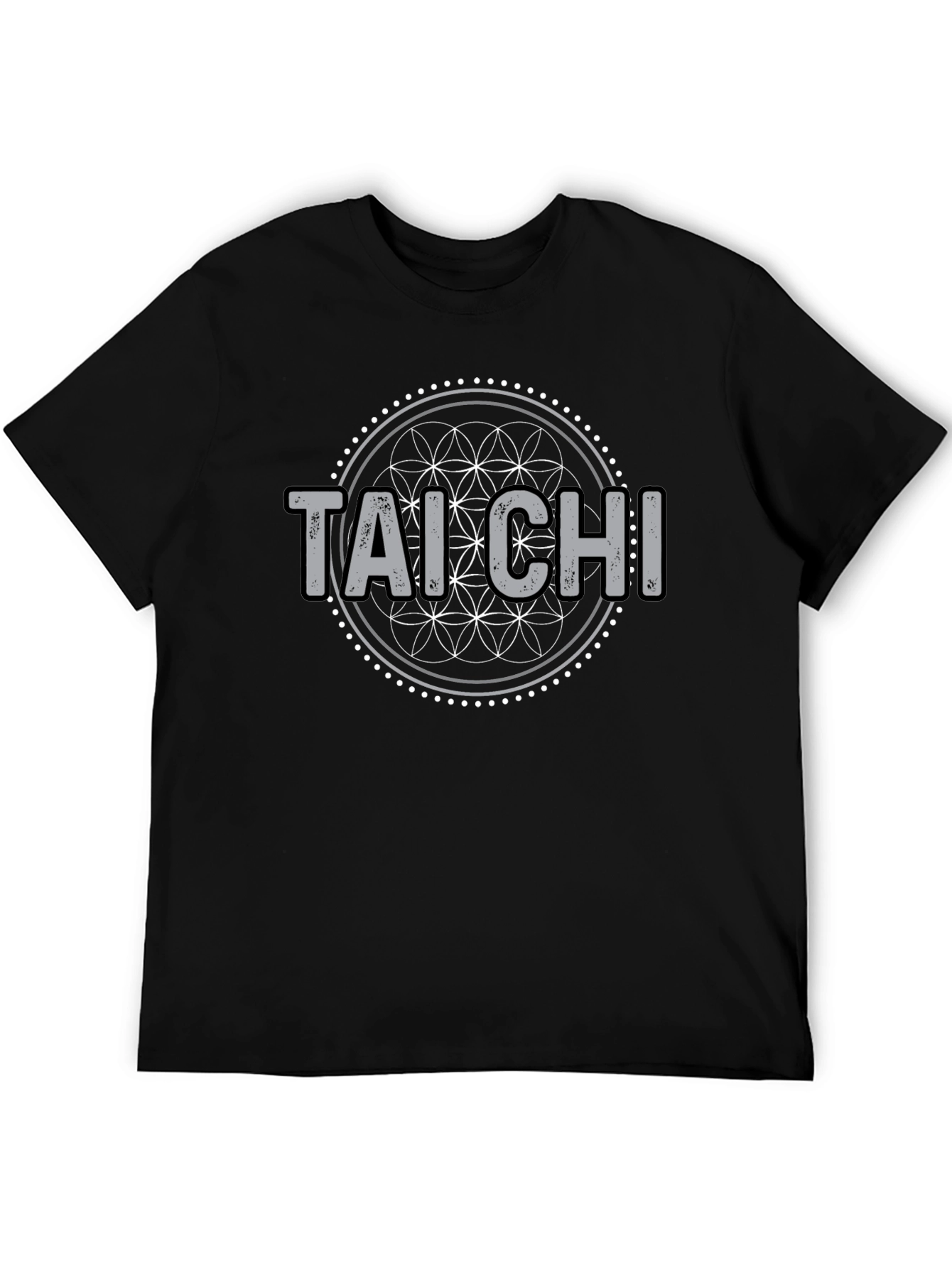 Camiseta Tai Chi Diseño Floral Hombre