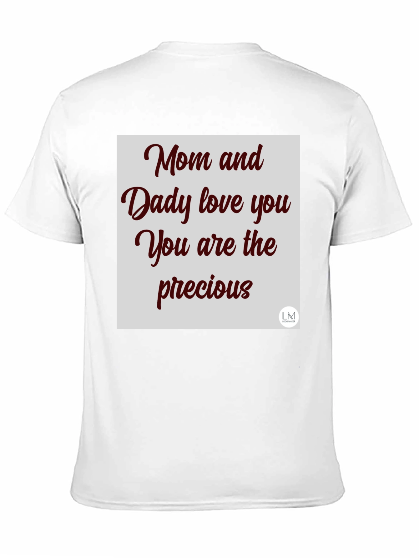 Camiseta Negra Mamá y Papá te Aman