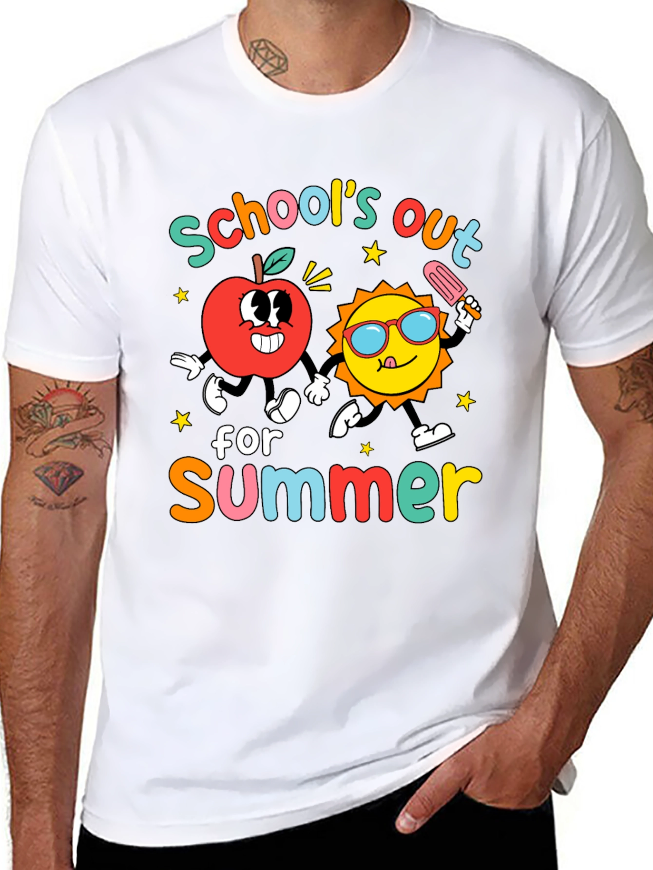Camiseta Negra: Schools Out for Summer