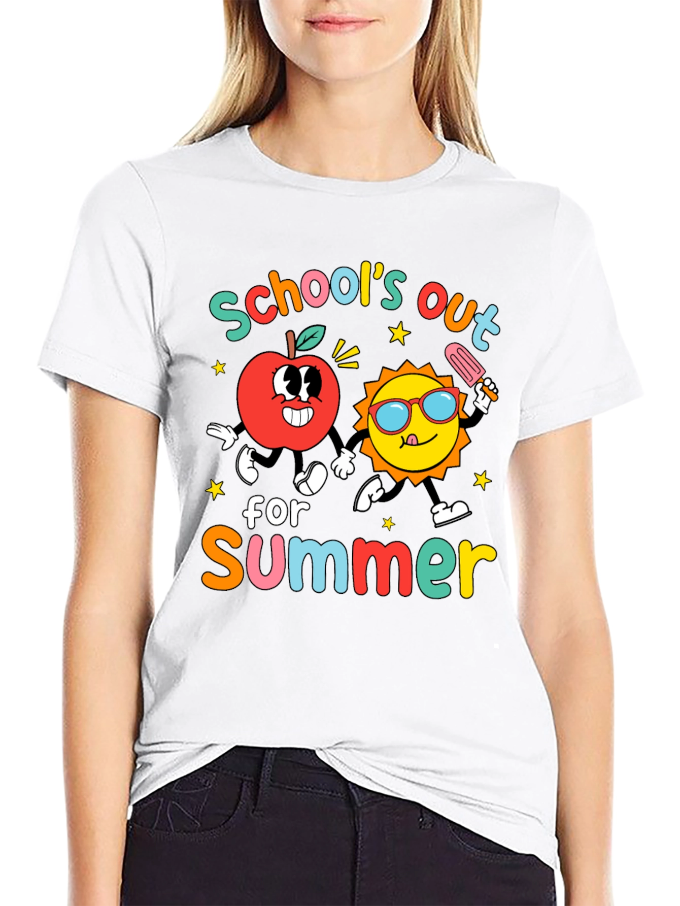 Camiseta Negra: Schools Out for Summer