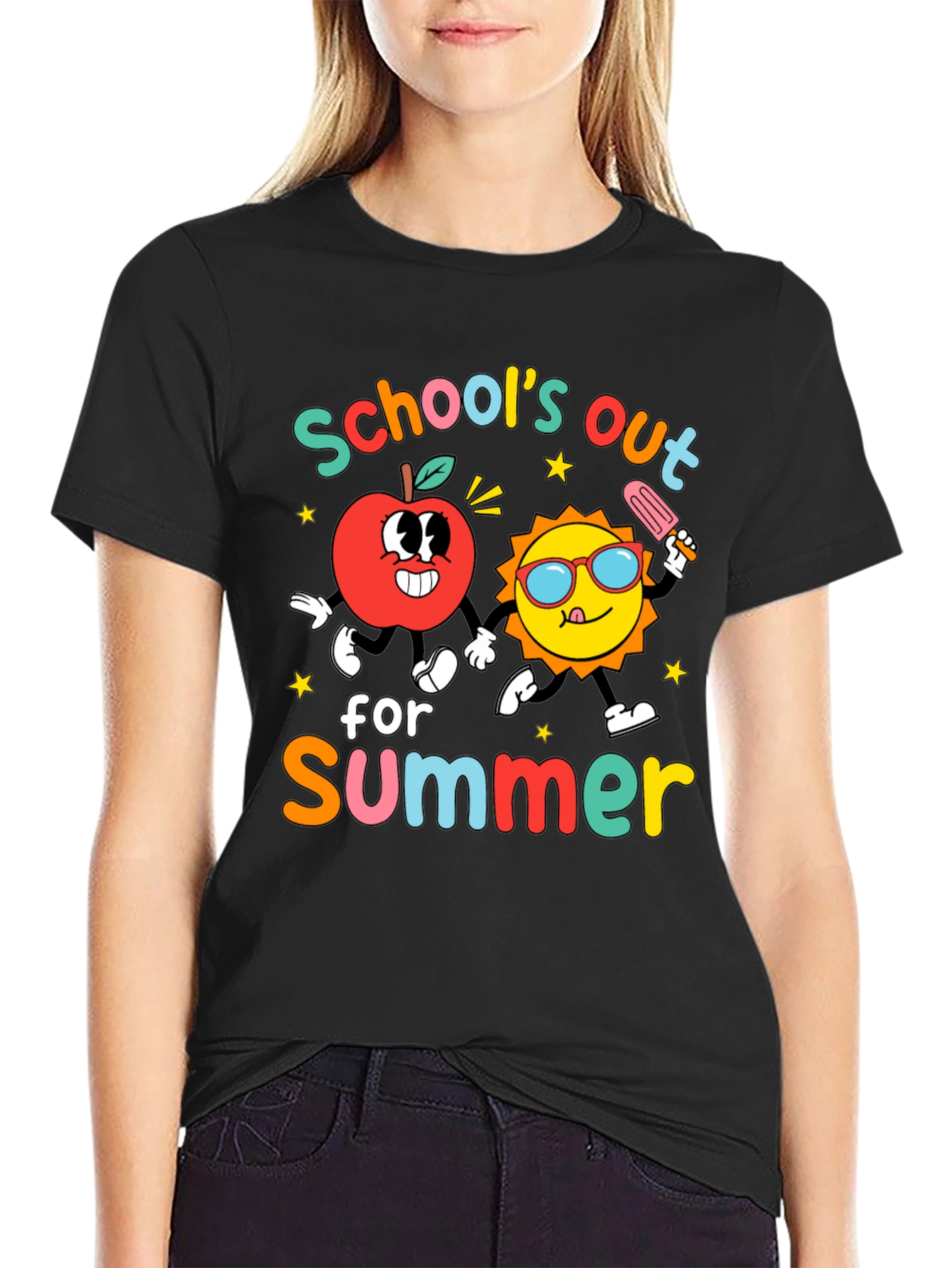 Camiseta Negra: Schools Out for Summer