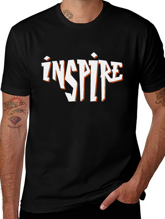 Camiseta Negra Inspire para Hombre