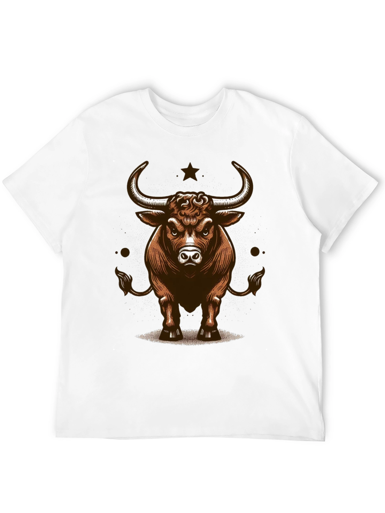 Camiseta Negra Toro Fuerte