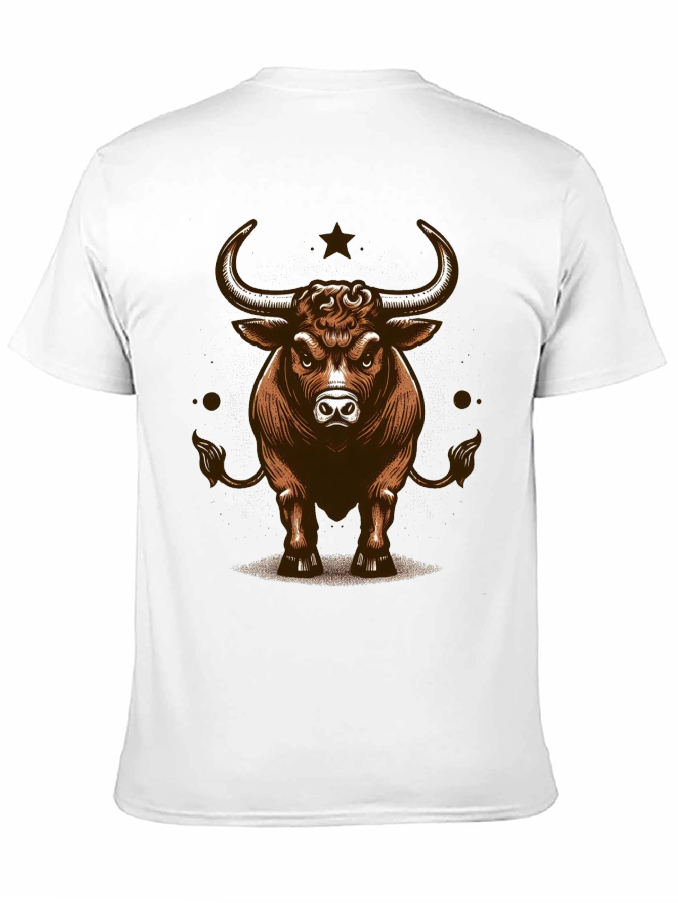 Camiseta Negra Toro Fuerte