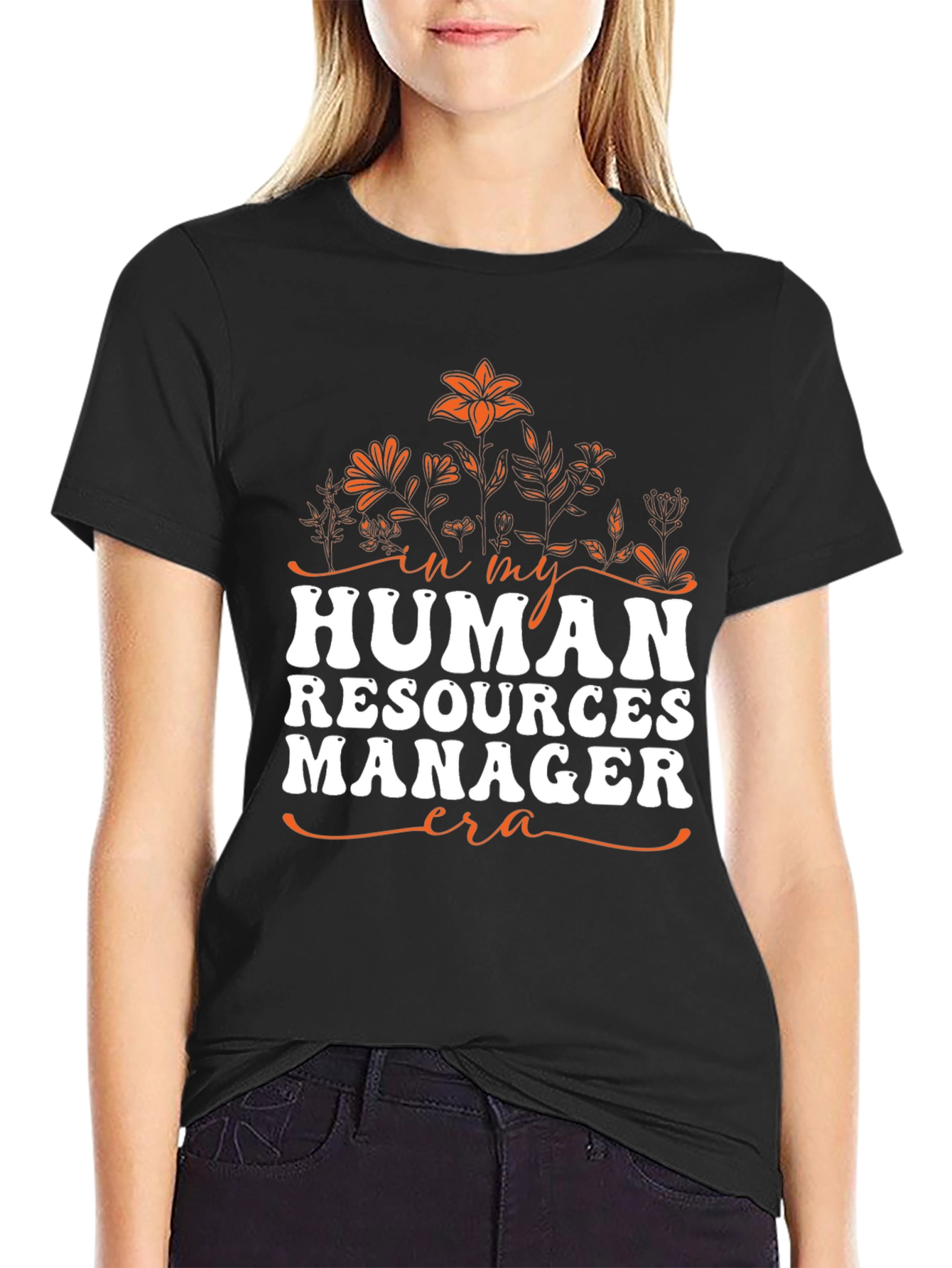 Camiseta Negra Human Resources Manager Era