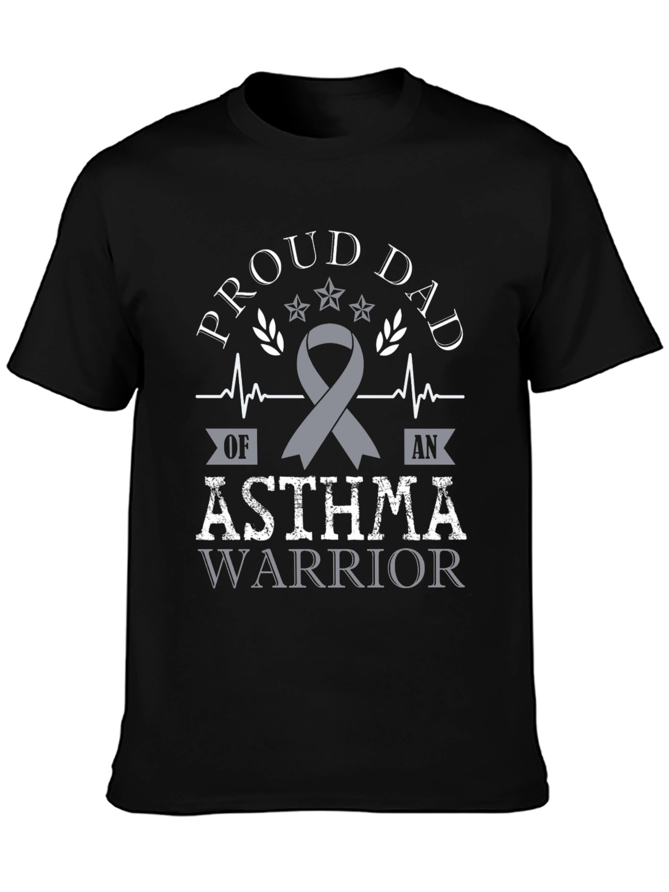 Camiseta Proud Dad Asthma Warrior